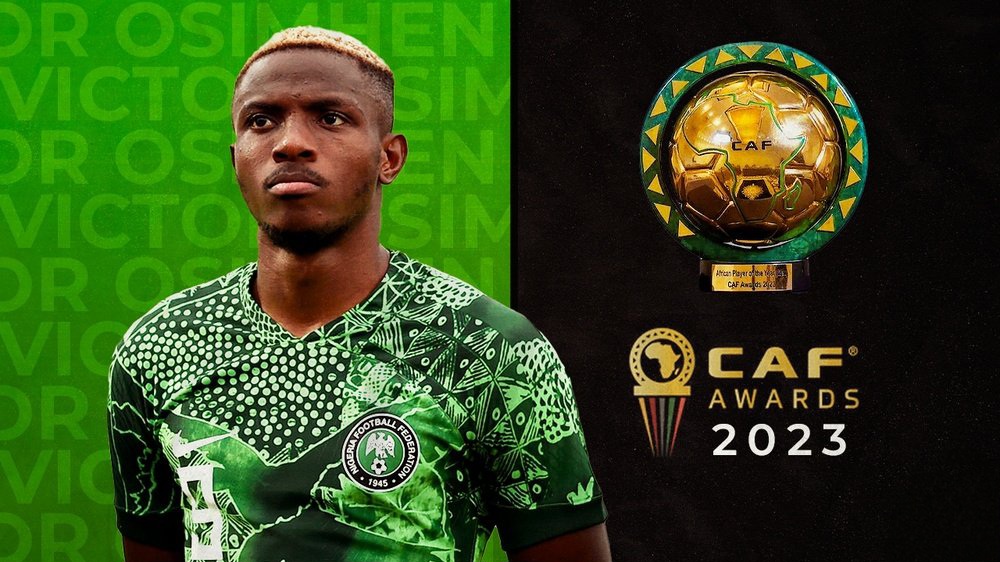 napoli striker victor osimhen has been named african player of the year besoccer